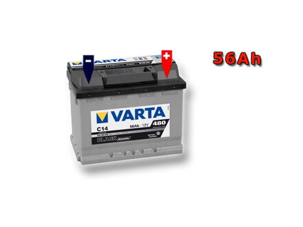 Autobaterie VARTA BLACK Dynamic 56Ah, 12V, C14