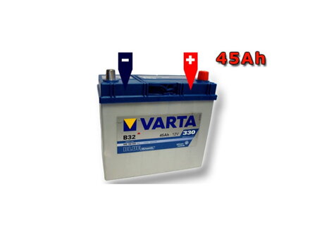Autobaterie VARTA BLUE Dynamic 45Ah, 12V, B32