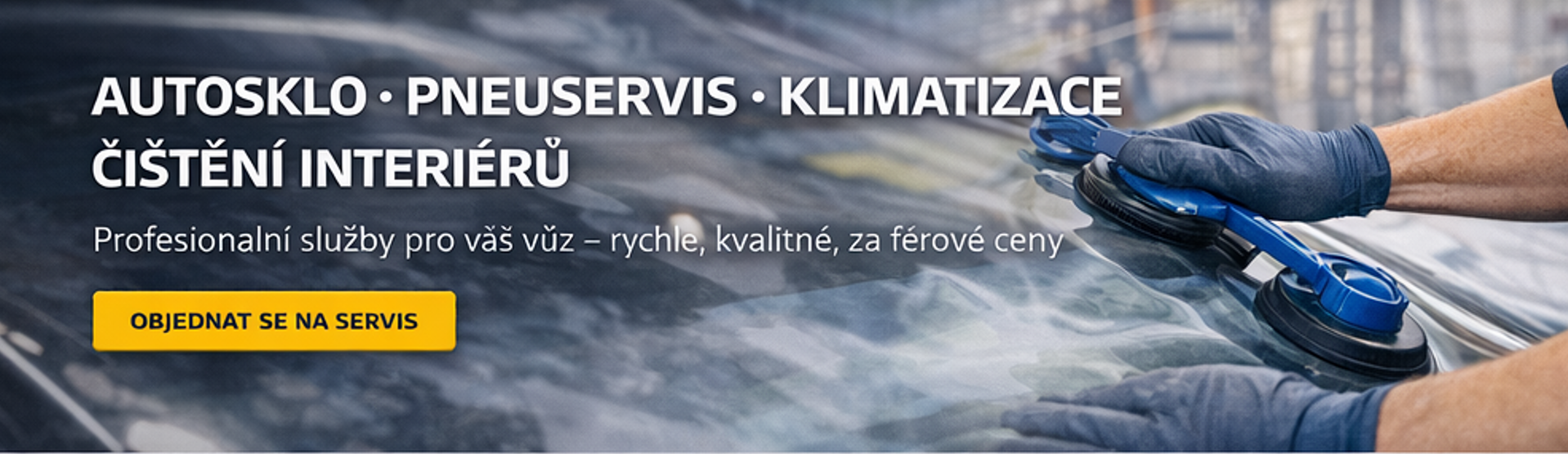 Autosklo-Pneuservis-Klimatizace
