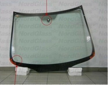Čelní sklo MITSUBISHI GRANDIS r.v. 04- zelené autosklo