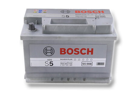 Autobaterie BOSCH S5 12V 77Ah 780A SILVER PLUS 0 092 S50 080