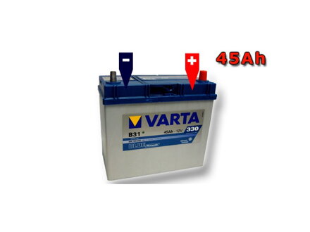 Autobaterie VARTA BLUE Dynamic 45Ah, 12V, B31