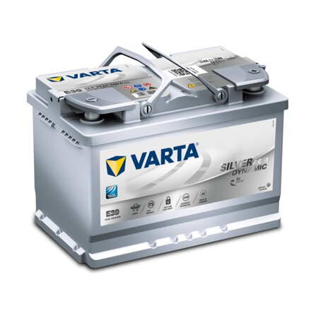 Autobaterie VARTA SILVER Dynamic AGM 70Ah, 12V, E39, AGM
