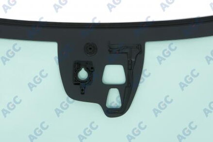 Čelní sklo VOLVO S60/V60 10-, zelené,  úchyt zrcátka, sensor kapka, rám, 7/2012-