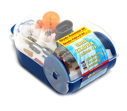 Žárovky 12V servisní box MEGA H7+H7+pojistky