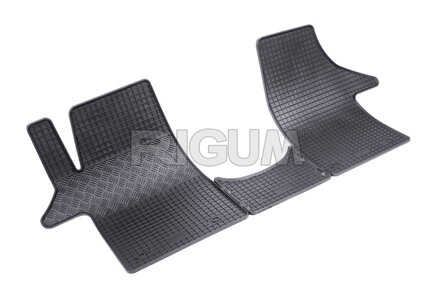 Gumové koberce pro VW T5 2/3m 03-