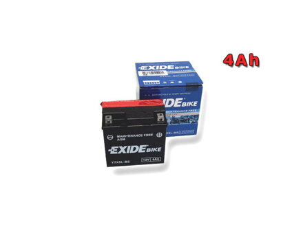 Motobaterie EXIDE BIKE Maintenance Free 6Ah, 12V, 50A, YTX7L-BS