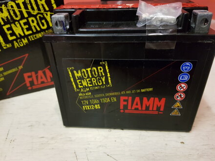 MOTOBATERIE FIAMM STORM FTX12-BS/YTX12-BS