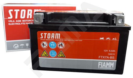 MOTOBATERIE FIAMM STORM FTX7A-BS . 506 015 005 . 50615