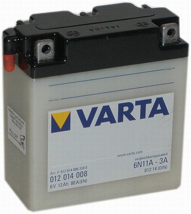 Motobaterie Varta 6V 12Ah 6N11A-3A