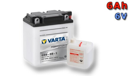 Motobaterie Varta 6V 6Ah 6N6-3B-1