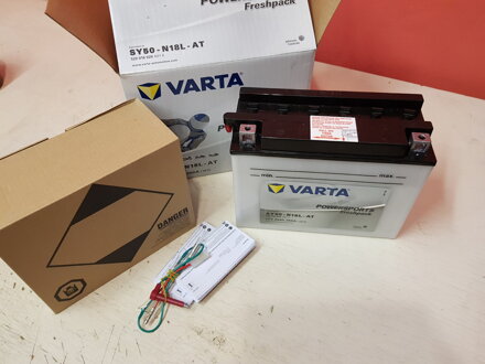Motobaterie Varta 12V 20Ah SY50-N18L-AT