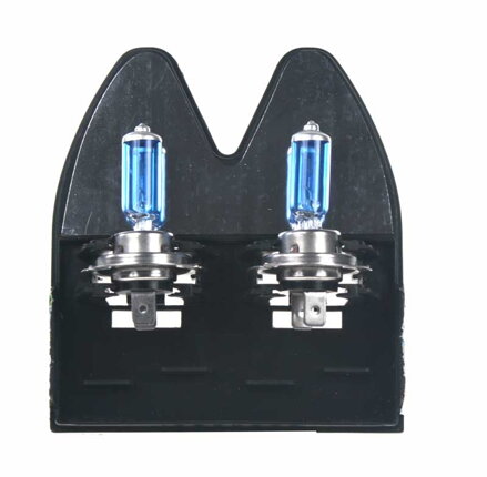 Halogen. žárovka 24V s paticí H4, Blue white 4300K