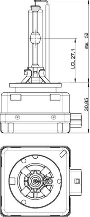 Xenonová výbojka OSRAM 12V D3S 35W xenarc (1ks)