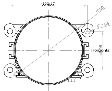 LED mlhová světla/světla denního svícení/poziční světla, ECE