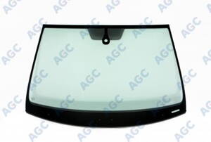 Čelní sklo SEAT LEON R.2012-, zelené, sensor, lišta