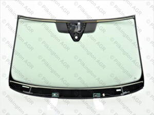 Čelní sklo VW PASSAT (B8) R.2014-, akust.deter.vyhř.sklo, úchyt zrcátka, sensor, kamera, hor.lišta