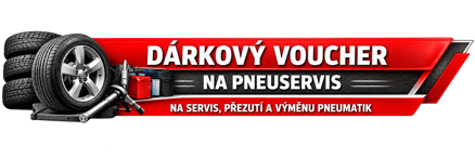 Voucher  1: Obutá kola – plechové nebo alu do 17"