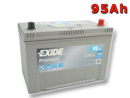 Autobaterie EXIDE Premium 95Ah, 12V, EA954