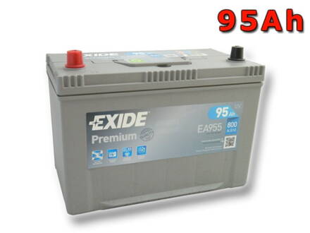 Autobaterie EXIDE Premium 95Ah, 12V, EA955