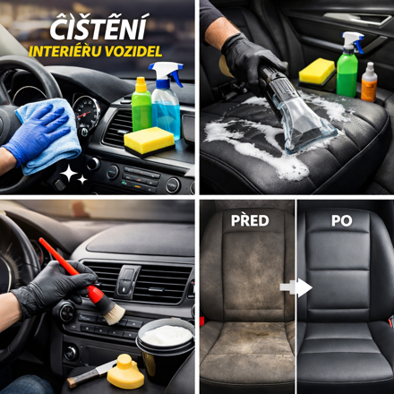 ČIŠTĚNÍ  INTERIERU osobního vozu