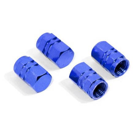 Ozdobné kryty ventilků modré