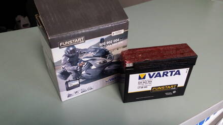 Motobaterie Varta 12V 3Ah YT4B-BS