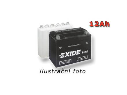 Motobaterie EXIDE BIKE Maintenance Free 12Ah, 12V, 210A, YTX14AHL-BS