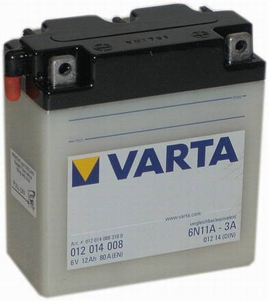 Motobaterie Varta 6V 12Ah 6N11A-3A