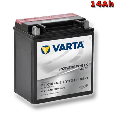 Motobaterie Varta 12V 14Ah YTX16-BS-1