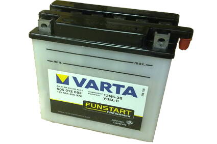 Motobaterie Varta 12V 5Ah 12N5-3B YB5L-B