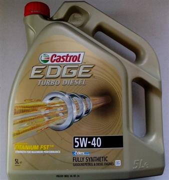 Motorový olej Castrol EDGE TD 5W-40 5L Titanium FST