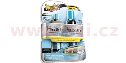 MEGUIARS PERFECT CLARITY HEADLIGHT RESTORATION KIT - REVOLUČNÍ SADA NA OŽIVENÍ SVĚTEL